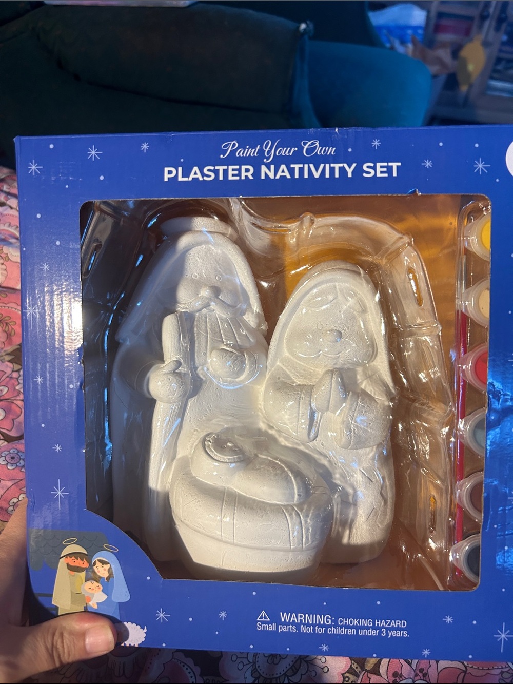 Paint Your Own Plaster Nativity Set